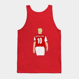 Dennis Bergkamp Jersey Number 90s Football Iconic Minimalist Tank Top